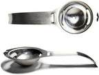 Egg separators, egg white and yolk separator, stainless steel, health and safety, separator, kitchen gadgets,egg separator for raw eggs