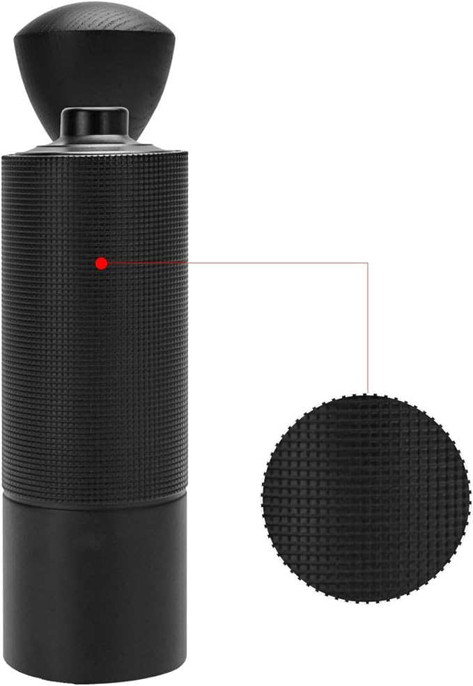 Manual Coffee Grinder Stainless Steel S2C Conical Burr Coffee Grinder, Capacity 20g Hand Coffee Bean Grinder, Double Bearing Positioning