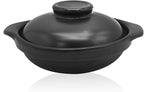 Ceramic Cooking Pot Clay Pots for Cooking with Lid Heat-resistant 20 oz Kitchen Clay Cooking Pot Cookware Casserole for Cooking Meat Soup Rice