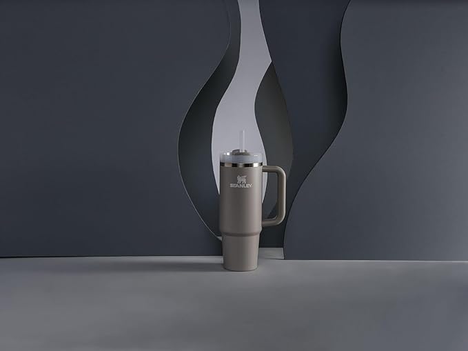 STANLEY Quencher H2.0 Tumbler with Handle and Straw 30 oz | Flowstate 3-Position Lid | Cup Holder Compatible for Travel | Insulated Stainless Steel Cup | BPA-Free | Ash