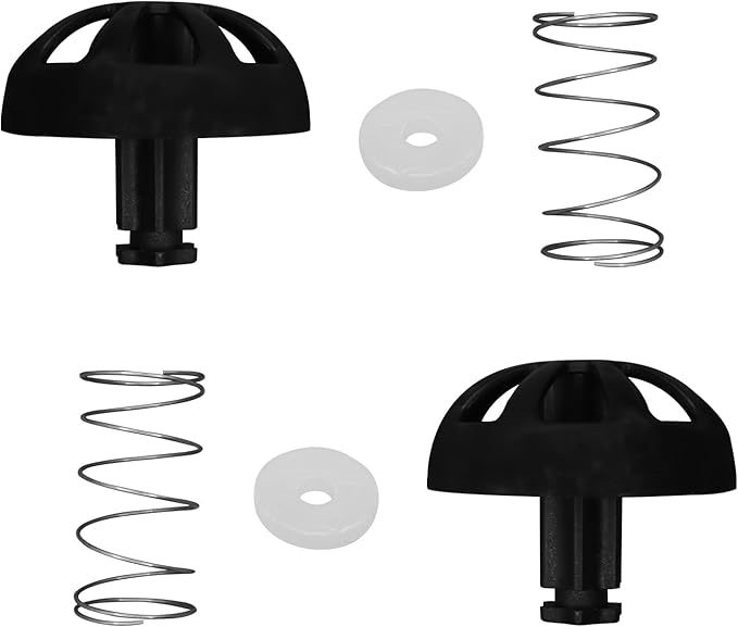 2-Pack Coffee Replacement Brew Basket Spring Loaded Stopper Kits Fits For Mr. Coffee Black and Decker Hamilton Cuisinart coffee maker parts, Parts Number 990117900 990237500 Coffee Machine Accessory