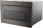 Sharp SMD2470AH 24" Microwave Drawer with 1.2 cu. ft. Capacity in Black Stainless Steel