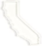 California Shaped Baking Dish Serving Platter or Decorative Tray Charming Porcelain Bakeware Oven Microwave and Dishwasher Safe