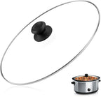 Oval Slow Cooker Lid Large 8 QT Fits for Crock Pot Glass Lids Programmable Slow Cookers SCV800 and Compatible With Hamilton Beach Oval Glass Pot Lid Transparent Cover