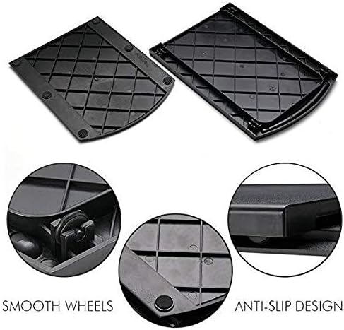 HauSun Handy Sliding tray Sliding Tray Mat for Coffee Maker,Kitchen Appliance Moving Caddy,Countertop Stoage for Air Fryer, Blender, Stand Mixer,Food Processors,1 set