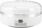Yogurt Maker, Electric Yogurt Maker Machine with 7 Glass Jars, Automatic Greek Yogurt Machine with Temperature Control & Time Control for Home Use, Homemade Yogurt is Easy to Use
