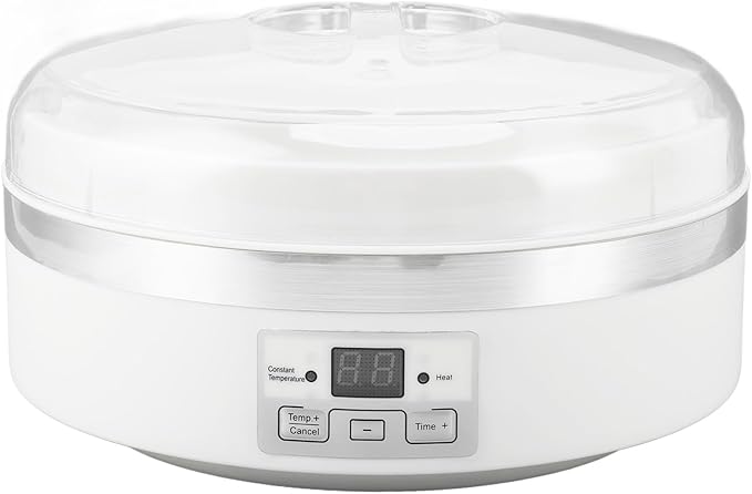 Yogurt Maker, Electric Yogurt Maker Machine with 7 Glass Jars, Automatic Greek Yogurt Machine with Temperature Control & Time Control for Home Use, Homemade Yogurt is Easy to Use