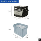 Titan by Arctic Zone 30 Can Zipperless Soft Cooler with HardBody Liner