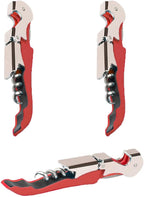 Professional Waiter Corkscrew Wine Openers Set, Heavy Duty Stainless Steel Hinges Wine Key for Restaurant Waiters, Sommelier, Bartenders