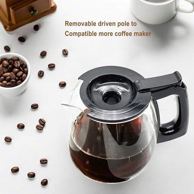 Coffee Machine Replacement 12-CUP Glass Pot, Compatible With Kitchenaid KCM1209 KCM1208 Cuisinart DCC 1220BKS, Capresso SG300, Gourmia GCM3260, Krups Essential Wamife Mueller 12 cups coffee machine