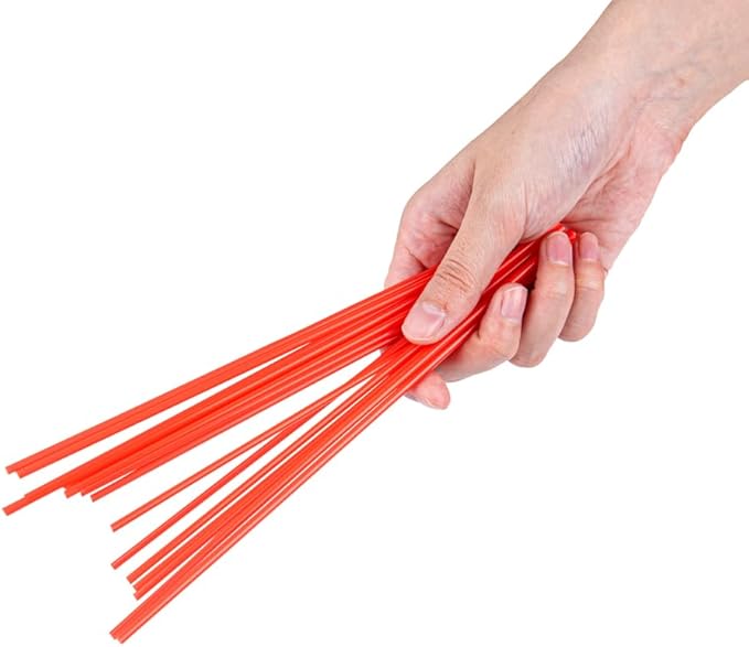 Restaurantware Restpresso 7 Inch Cocktail Stirrers 500 Disposable Coffee Stirring Rods - Premium Odorless Red Plastic Stirrers For Coffee For Hot And Cold Drinks For Bars Or Offices