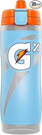 Gatorade Gx Plastic Squeeze Bottle, Light Blue, 30oz