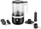 KitchenAid 5 Cup Food Chopper Cordless KFCB519BM, Matte Black