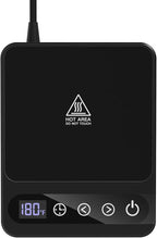 Misby Coffee Warmer, Mug Warmer for Desk with 6 Temp Settings, 12H Timer, Auto Shut Off Coffee Cup Warmer,Smart Coffee Gifts Coffee Warmer Plate Keeps Hot, Fresh for Coffee, Tea, Milk, Beverage,Black