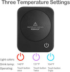 VOBAGA Coffee Mug Warmer, 4 Hours Auto Shut Off Cup Warmer for Office Home Desk Use with 3 Temperature Settings, Electric Beverage Warmer for Cocoa,Tea, Milk, Soup, Gift (No Cup)