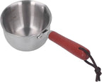 Melting Pot, Nonstick Stainless, Butter Milk Pot, Stainless Steel Butter Warmer Coffee Warmer Milk Steel Coffee with Dual Pour Spouts Small Saucepan for Syrup