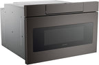 Sharp SMD2470AH 24" Microwave Drawer with 1.2 cu. ft. Capacity in Black Stainless Steel
