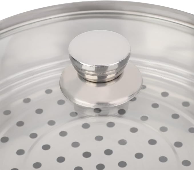 Stainless Steel Steamer Food Steamer Basket Double Boiler for Stove Top Pasta Pot Cookware Set for Kitchen Cooking