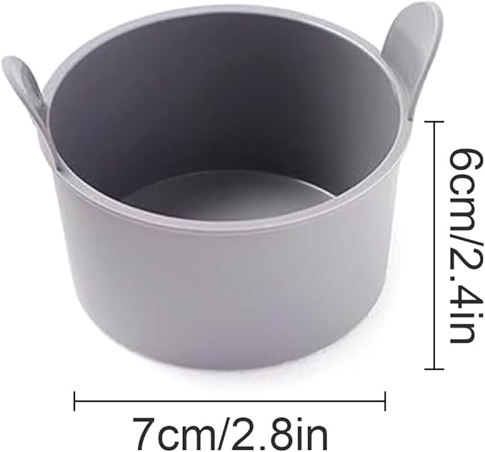 Microwave Egg Poacher, Nonstick Egg Boiler Poacher 4 PCS, Egg Poacher Cups, Boiled Egg Mold, Poached Egg Cooker for Baking Oven Microwave Stovetop Egg Cooking Air Fryer (A)