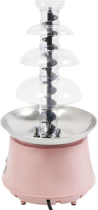 Chocolate Fountain Machine - 4 Tier Electric Chocolate Fondue Fountain Machine for Parties - Melts Cheese, Queso, Candy, and Liqueur - Dip Strawberries, Apple Wedges, Vegetables, and More