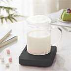 VOBAGA Coffee Mug Warmer, 4 Hours Auto Shut Off Cup Warmer for Office Home Desk Use with 3 Temperature Settings, Electric Beverage Warmer for Cocoa,Tea, Milk, Soup, Gift (No Cup)