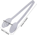 TraderPlus 2 Pack Stainless Steel Tea Bag Squeezer Tongs Strainer Grip