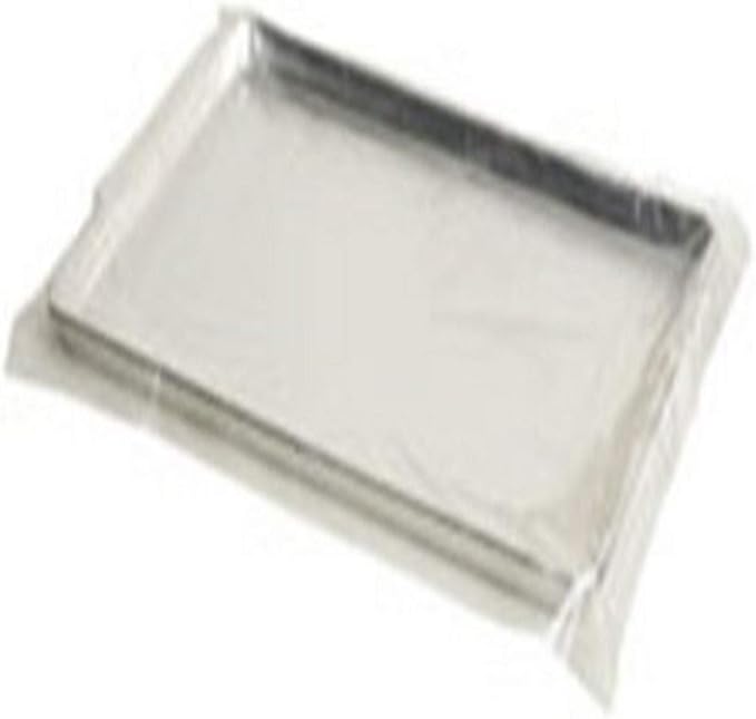 PanSaver Hotel Clear Sheet Pan Liners for Easy Clean Up - Disposable Buffet Pan Liners, Ovenable up to 400F (Bun Sheet Pan - 14.25 x 19 in)
