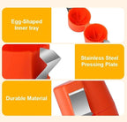 3PCS Egg Shell Opener Egg Cracker Tool for Raw Eggs Egg Topper Cutter Hard Boiled Egg Peeler Cube Egg Separator Stainless Steel Eggshell Breaker Multifunctional Raw Eggs Cracking Tool Kitchen Gadgets