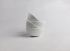 11 OZ Ceramic Soup Bowls for Kitchen White Diamond, Ultra light Set of 4 Perfect for Soup Bowls for Kitchen, Ramen Bowl, for Oatmeal, Fruit,Salad and Rice Bowl, Dishwasher & Microwave Safe (4.73 INCH)
