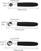 7Pcs Melon Baller Scoop Set, Stainless Steel Ball Spoon, Smooth Round Melon Balls Melon Scoop, Watermelon Cantaloupe Scooper for Watermelon, Ice Cream, Fruits, Sorbet(#1)