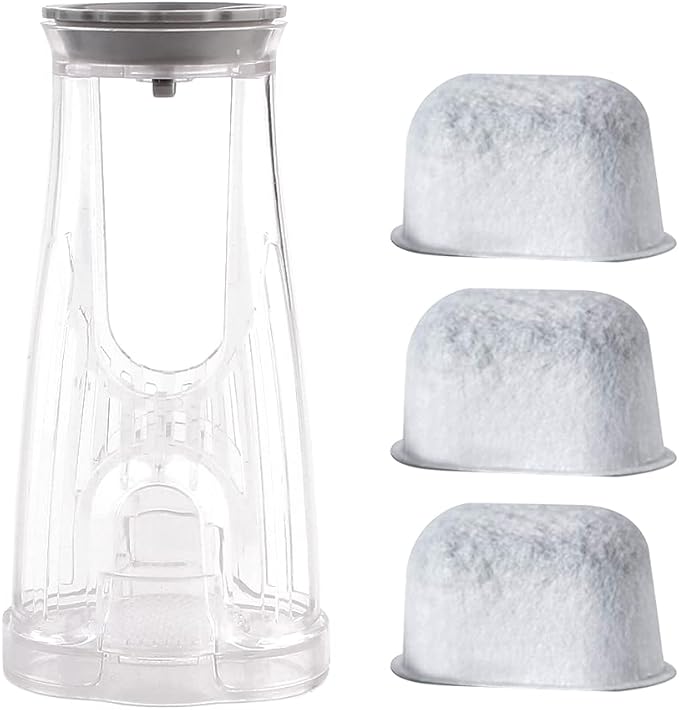 Replacement parts Starter Kit Includes Side Reservoir Filter Holder and 3 Pack Water Filter Cartridges,Compatible with Keurig 2.0 Coffee Maker (4.9inch holder)