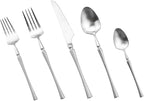 Gugrida Unique & Beautiful Flatware Set - 20 Piece Iridescent Silverware Sets | 18/10 Stainless Steel Reusable Cutlery Set | Utensils Service For 4 with Dessert Fork, Knife, Spoon, Dinner Fork
