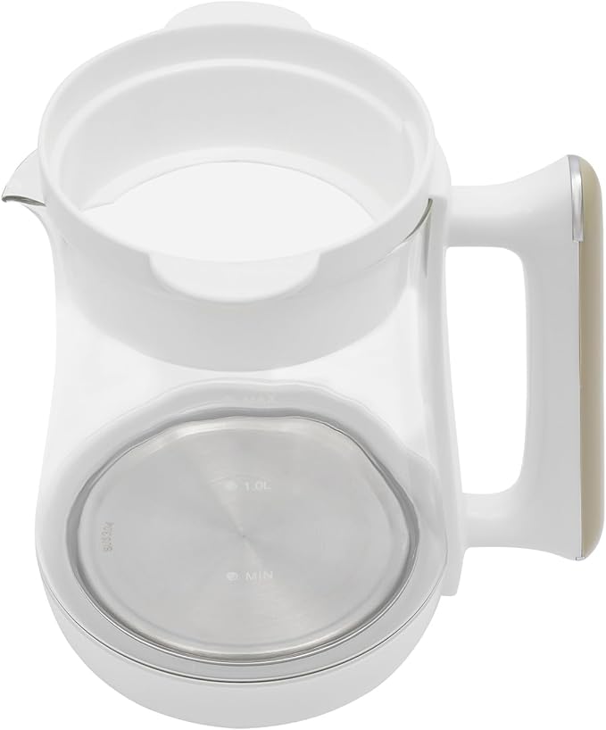 Health Pot, 110V Electric Kettle Tea Maker with Infuser, 1.8L/60.87Oz Large Capacity Glass Kettle & Stew Pot - Multifunctional Tea Maker - 12 Menus