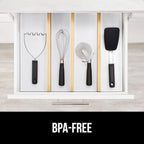 GORILLA GRIP Slip Resistant Drawer and Shelf Liner 2 Pack, Non Adhesive Water Resistant, Easy Clean and Trim, Smooth Surface Liners for Kitchen Cabinet, Shelves, Drawers Pantry, 17.5 IN x 20 FT, White