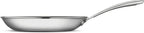Tramontina Boston Tri-Ply Clad Stainless Steel 12-Inch Large Frying Pan, Induction-Ready Skillet, Dishwasher-Safe, NSF-Certified