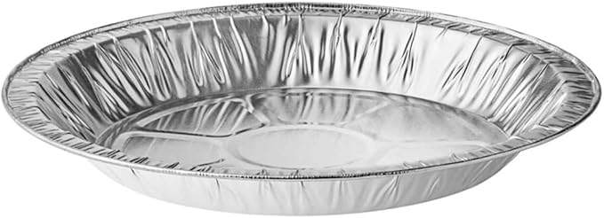 1000-Pack 9" Foil Pie Pans - Medium 1" Depth Disposable Aluminum Pie & Tart Pans with Full Curl Rim - For Bulk Baking, Portion Prep, To-Go Meals, Market Stands & Foodservice Lines