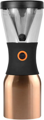 asobu Cold Brew Coffee Maker, Award-Winning 40oz Insulated Cold Brew Brewer with Portable Stainless Steel Carafe – No.1 Europe Coffee Fest Winner, Leakproof, BPA-Free, Keeps Cold 24H