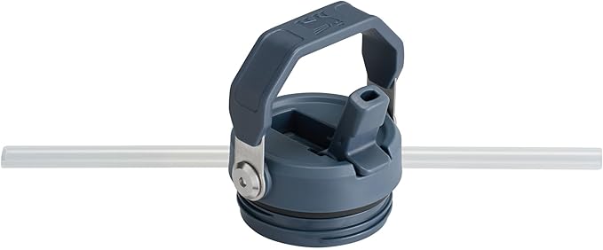 Stanley IceFlow Flip Straw 2.0 Water Bottle 50 OZ | Built-In Straw with Larger Opening | Lightweight & Leak-Resistant | Insulated Stainless Steel | BPA-Free | Navy