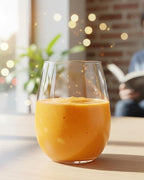 Voted New York Times Best Stemless Glass 2017, Elegant, Thin, European-Made,100% Lead-Free Crystalline Stemless Wine Glasses, Set of 6, 17 Fl Oz, Perfect for Sprits, Cocktails, Water, and Smoothies