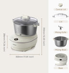 Joydeem Electric Dough Maker with Ferment Function, 5Qt Dough Mixer Machine, Perfect for Bread Pizza Roti Dumpling Dough & Sourdough, HMJ-A501