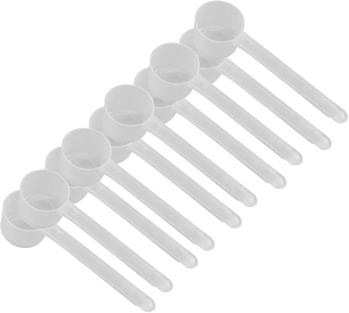 1 Tablespoon (1/2 Oz. | 3 Teaspoon | 1/16 Cup | 14.8 mL) Long Handle Scoop for Measuring Coffee, Pet Food, Grains, Protein, Spices and Other Dry Goods (Pack of 10)
