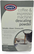 Descaling Powder Solution - 4 Uses - Activated Scale Remover for use with Keurig 1.0/2.0, Home Coffee and Espresso Machines, Kettles, Garment Steamers