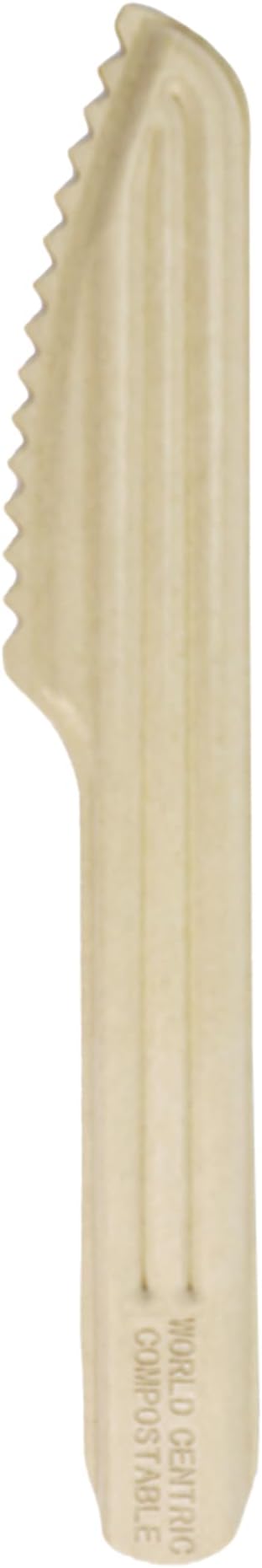World Centric Compostable NoTree 6" Paper Knife - FSC Certified with a Heat-Tolerant Coating - 1000 Pack