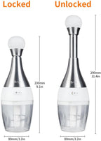 Brigii Garlic Press,Onion vegetable chopper,Food Chopper,Garlic Mincer, for Ginger, Chili, Nuts - Chop into Minced, Dishwasher Safe