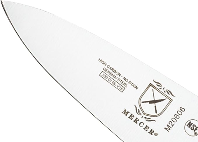 Mercer Culinary M20606 Genesis 6-Inch Chef's Knife, Black