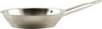Winco Commercial-Grade Stainless Steel Fry Pan, Natural Finish, 8"