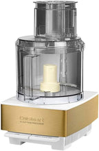 Cuisinart Food Processor 14-Cup Vegetable Chopper for Mincing, Dicing, Shredding, Puree & Kneading Dough, White/Gold Stainless Steel, DFP-14WGY