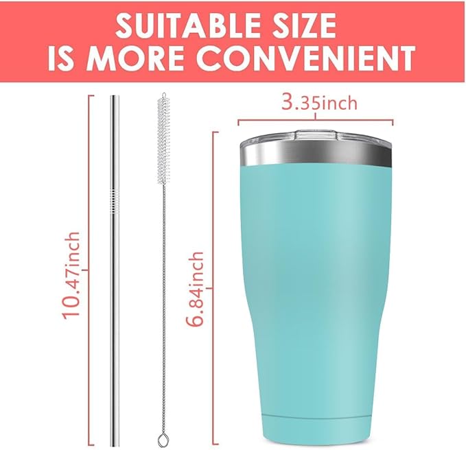 25 Pack 20oz Stainless Steel Tumblers Bulk Reusable Travel Mugs with Lid, Double Wall Powder Coated Coffe Cup for Home, Office, Outdoor Suitable for Vehicle Cup Holders