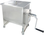 CMI Commercial Tilting Mixer Stainless Steel Manual Meat Mixers with Lid, 35Lb/20L Tilt Tank,(Mixing Maximum 35Lb for Meat),Sausage Mixer Machine Meat Processing Equipment