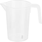 Restaurantware Measuring Cups, 8 Ounce Pack of 10 Conical Spout Baking Measuring Cups, Liquid Scaling Vessel with I-Beam Handle, Embossed Graduations, Clear, Break and Crack Resistant for Baking